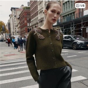 Zara Beaded Sweater M